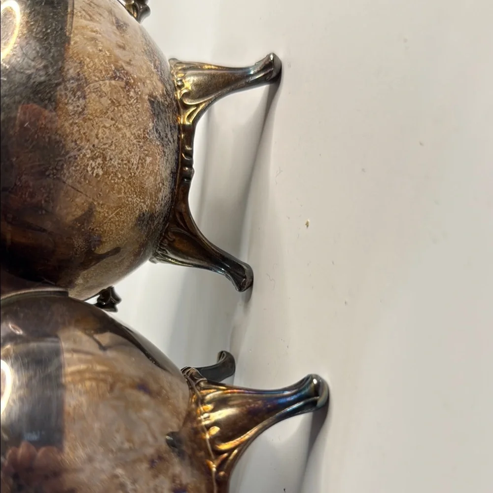 Vintage Sugar and Creamer set, I believe is Silver Plated - Picture 13 of 16